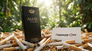 Amar Premium Black Slims Virginia Blend | АМАР ПРЕМИУМ БЛЭК СЛИМС